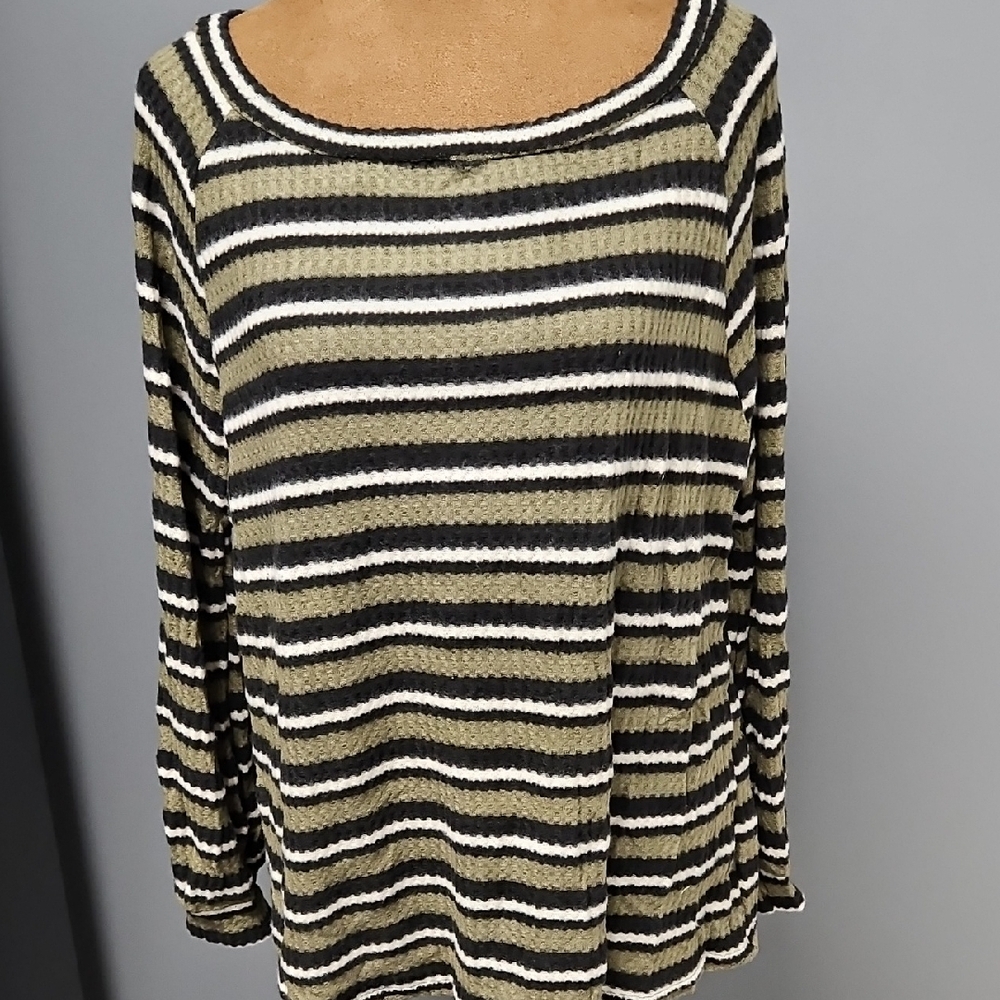 Striped Long Sleeve Top